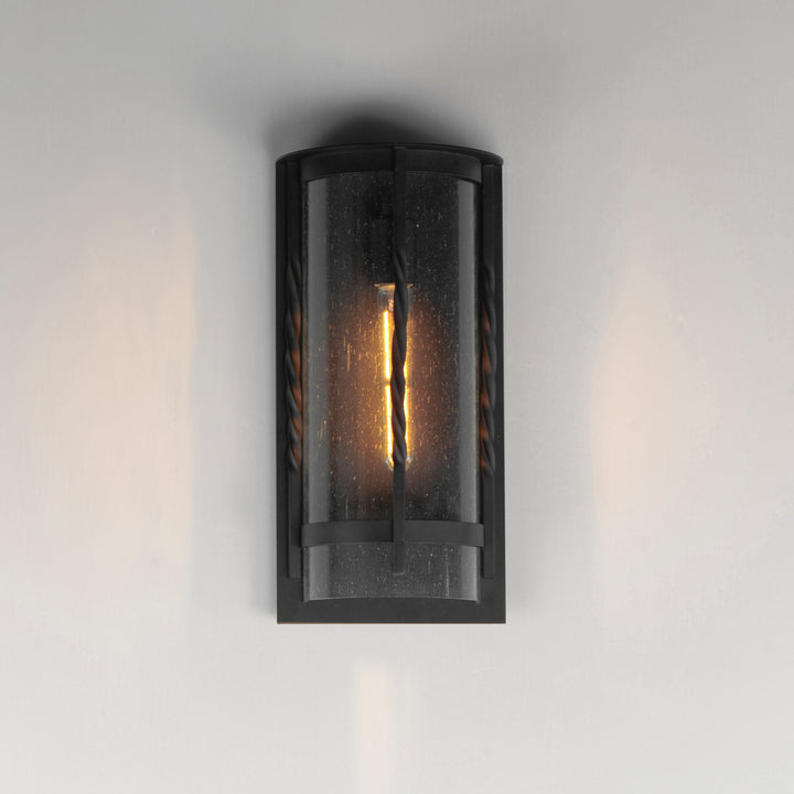 Foundry 1-Light Outdoor Wall Sconce Black alternate view