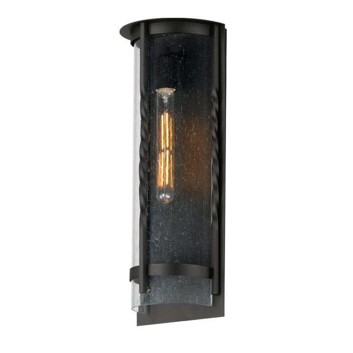 Foundry 1-Light Outdoor Wall Sconce Black