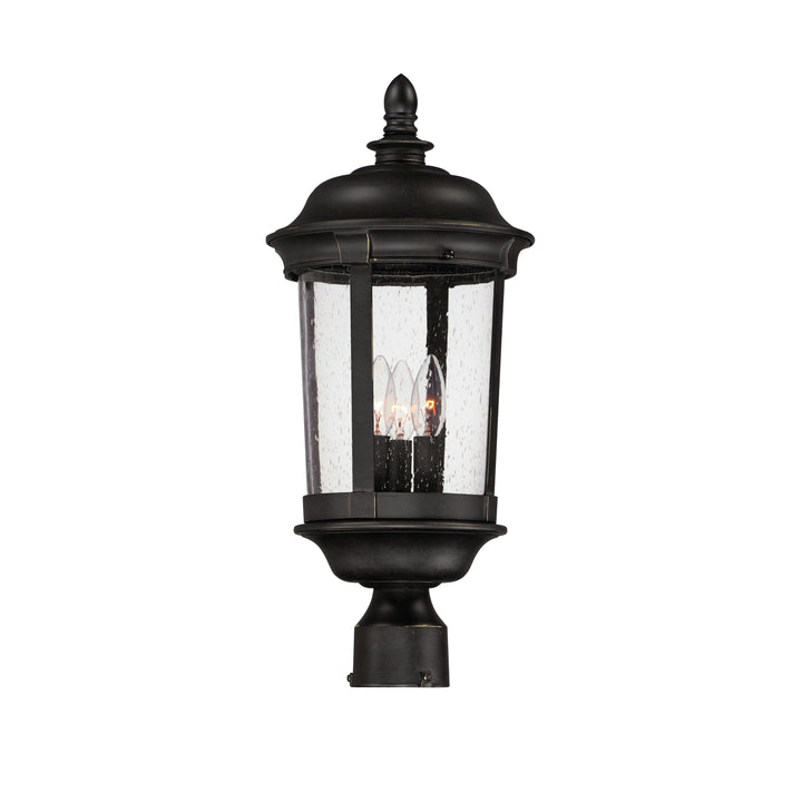 Dover Cast 3-Light Outdoor Pole/Post Lantern Bronze