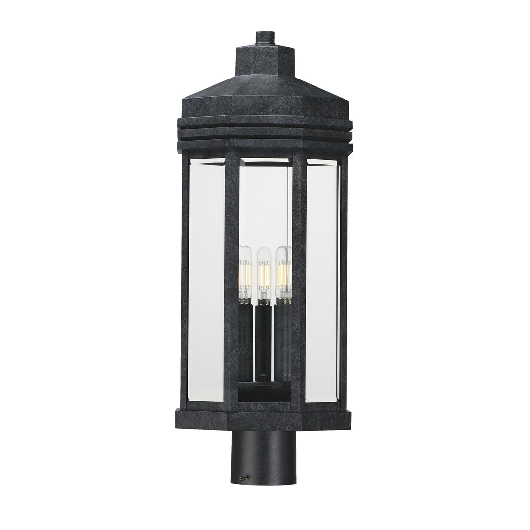 Wright 3-Light Outdoor Post CLBKP