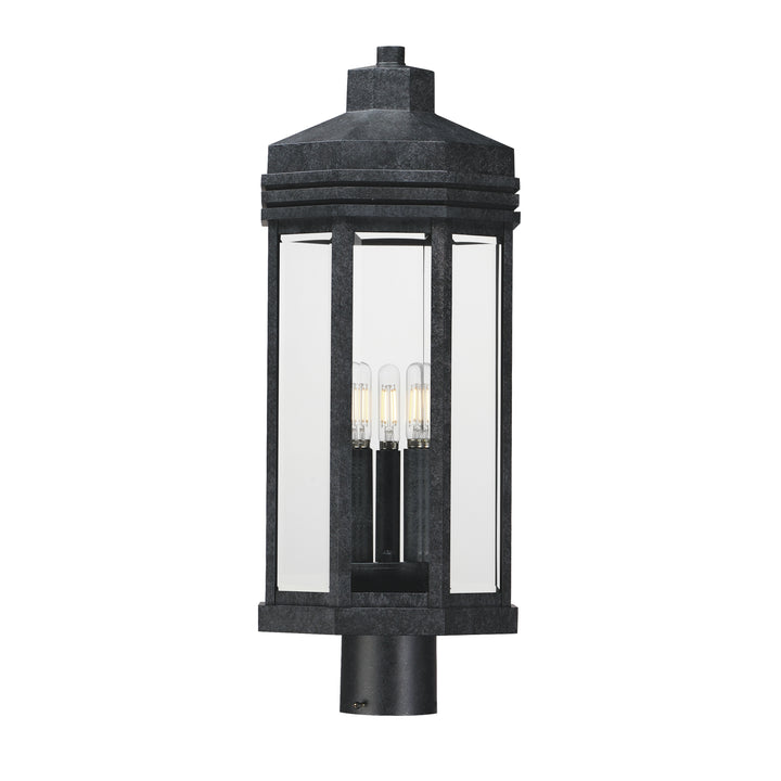 Wright 3-Light Outdoor Post CLBKP