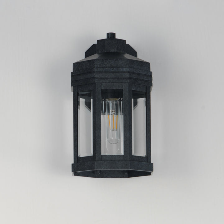 Wright 1-Light Outdoor Small Wall Sconce CLBKP alternate view