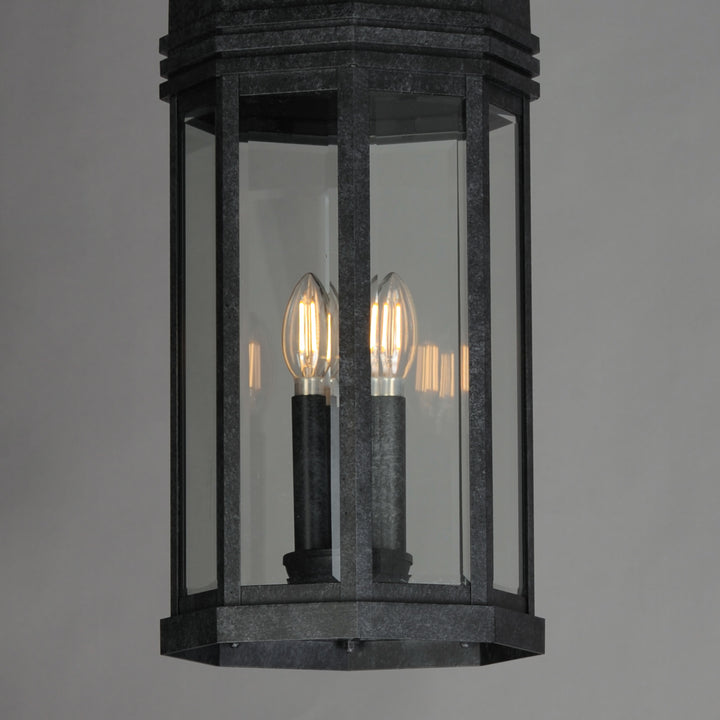 Wright 3-Light Outdoor Pendant CLBKP alternate view