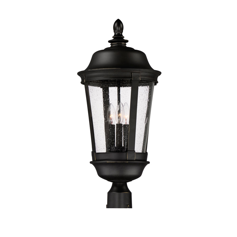 Dover Cast 3-Light Outdoor Pole/Post Lantern Bronze