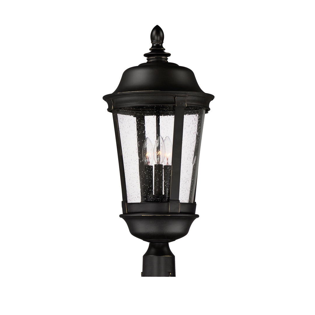 Dover Cast 3-Light Outdoor Pole/Post Lantern Bronze