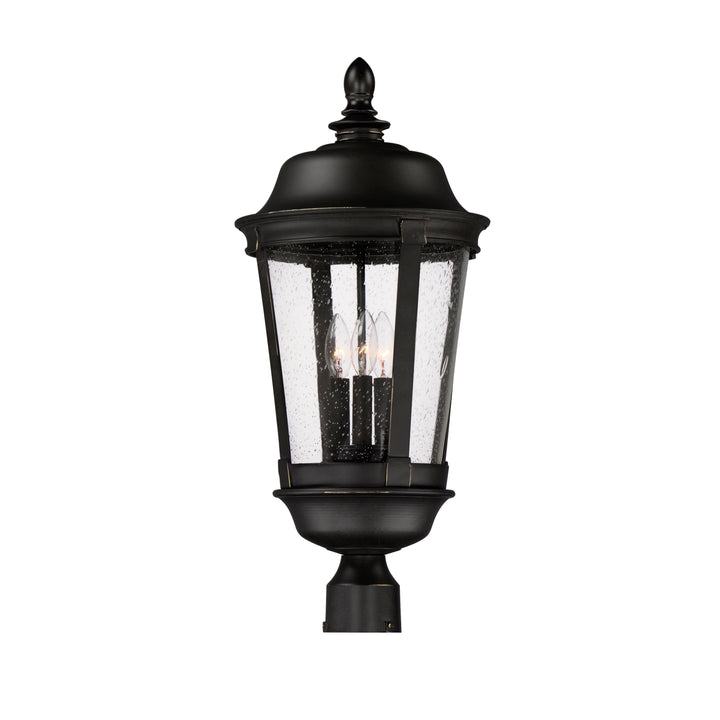 Dover Cast 3-Light Outdoor Pole/Post Lantern Bronze