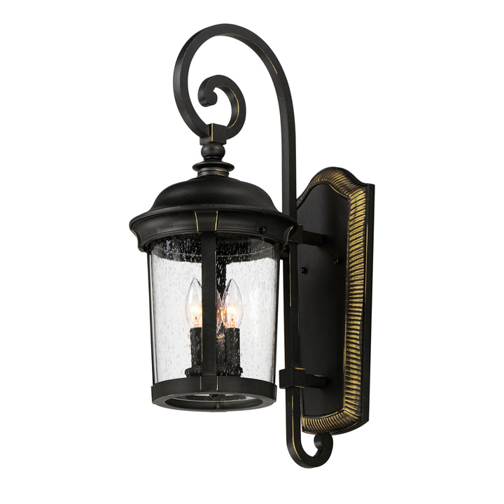 Dover Cast Outdoor Wall Lantern Bronze