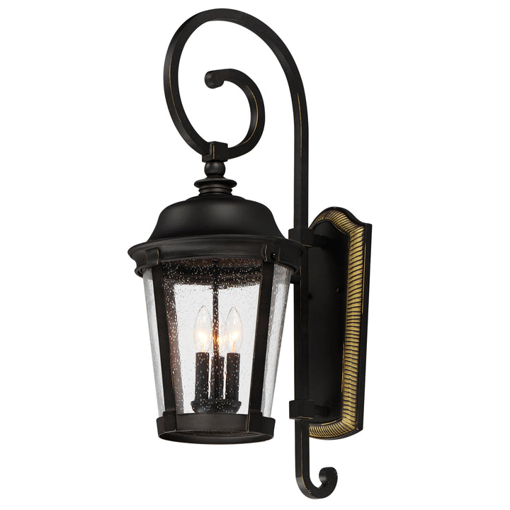 Dover Cast Outdoor Wall Lantern Bronze