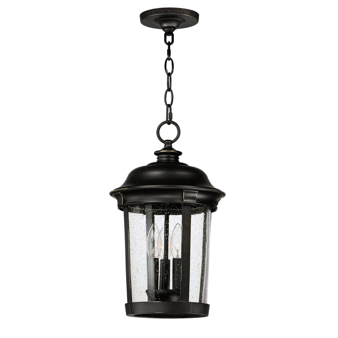 Dover Cast 3-Light Outdoor Hanging Lantern Bronze