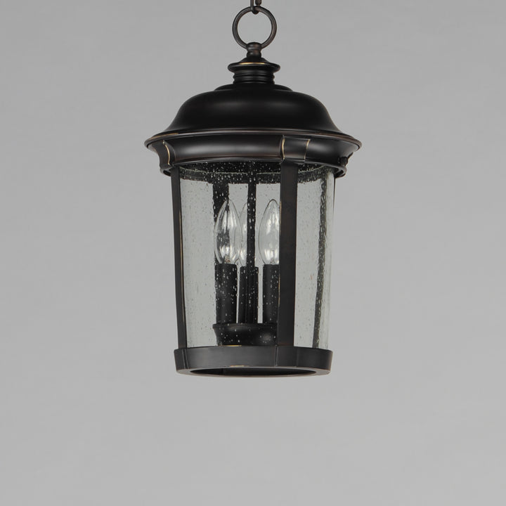 Dover Cast 3-Light Outdoor Hanging Lantern Bronze alternate view