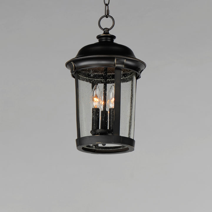 Dover Cast 3-Light Outdoor Hanging Lantern Bronze alternate view