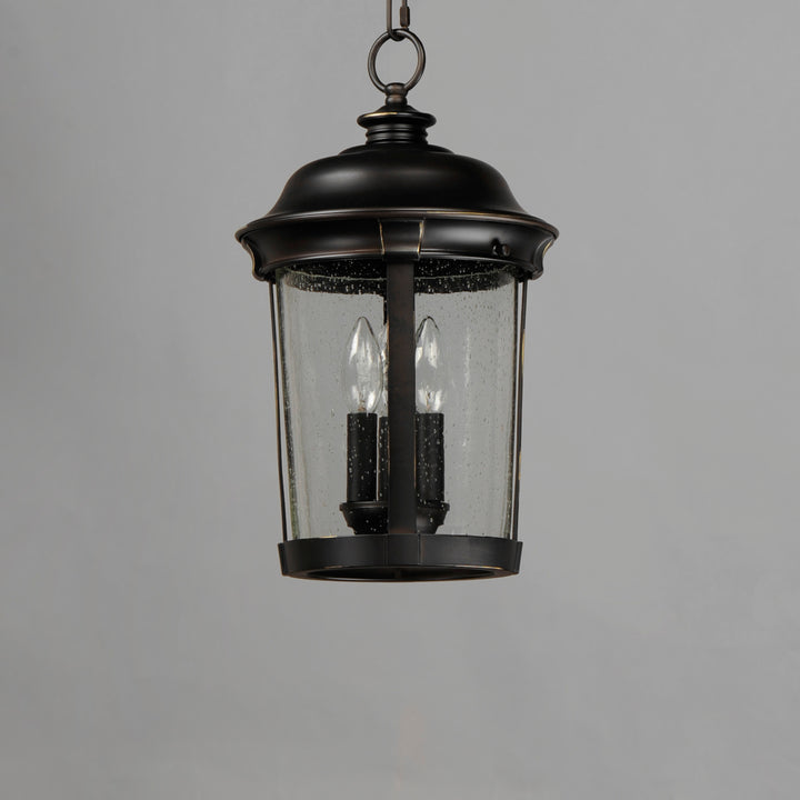 Dover Cast 3-Light Outdoor Hanging Lantern Bronze alternate view