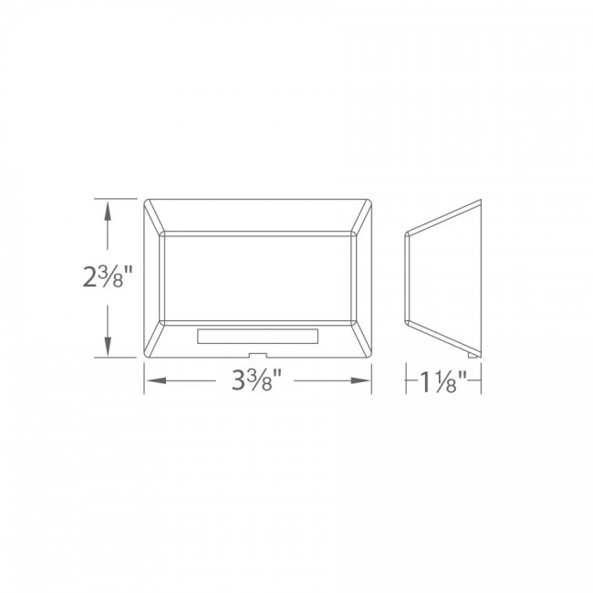 3031 Deck &amp; Patio Light - Rectangle