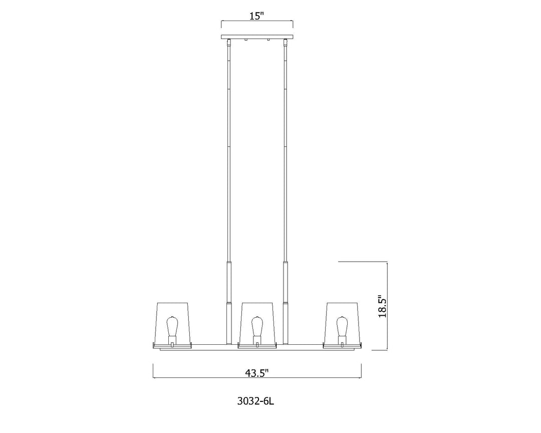 Callista - Linear Chandelier