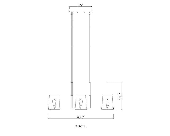 Callista - Linear Chandelier