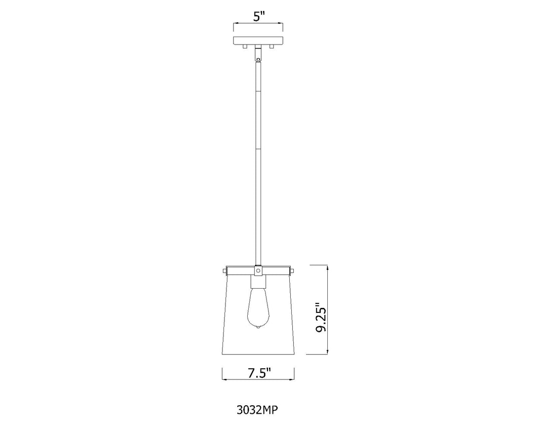 Callista - 1 Light Pendant