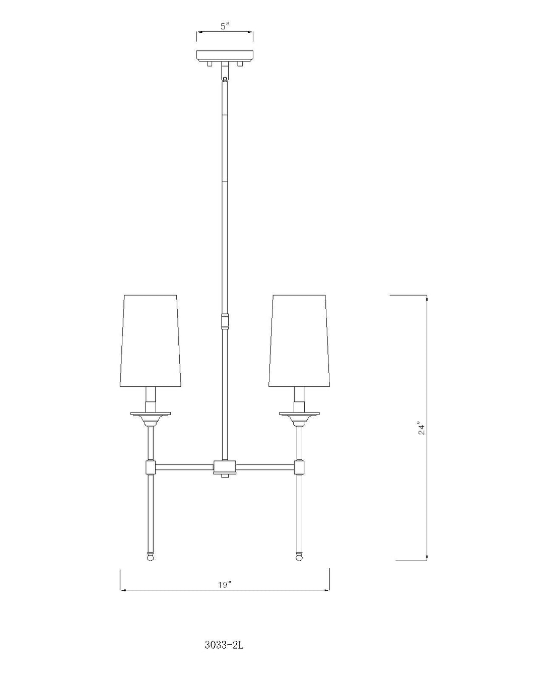 Emily - Linear Chandelier