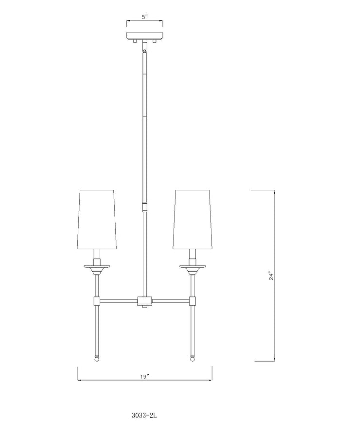 Emily - Linear Chandelier