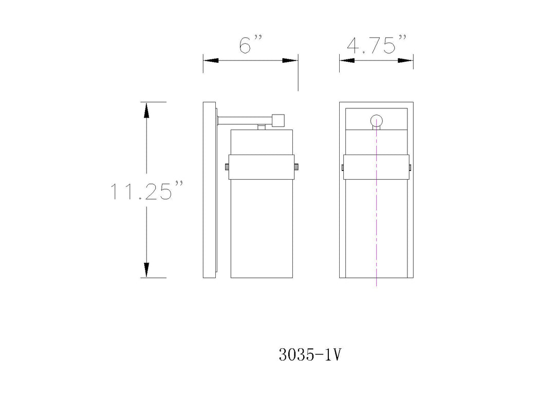 Fontaine - 1 Light Wall Sconce