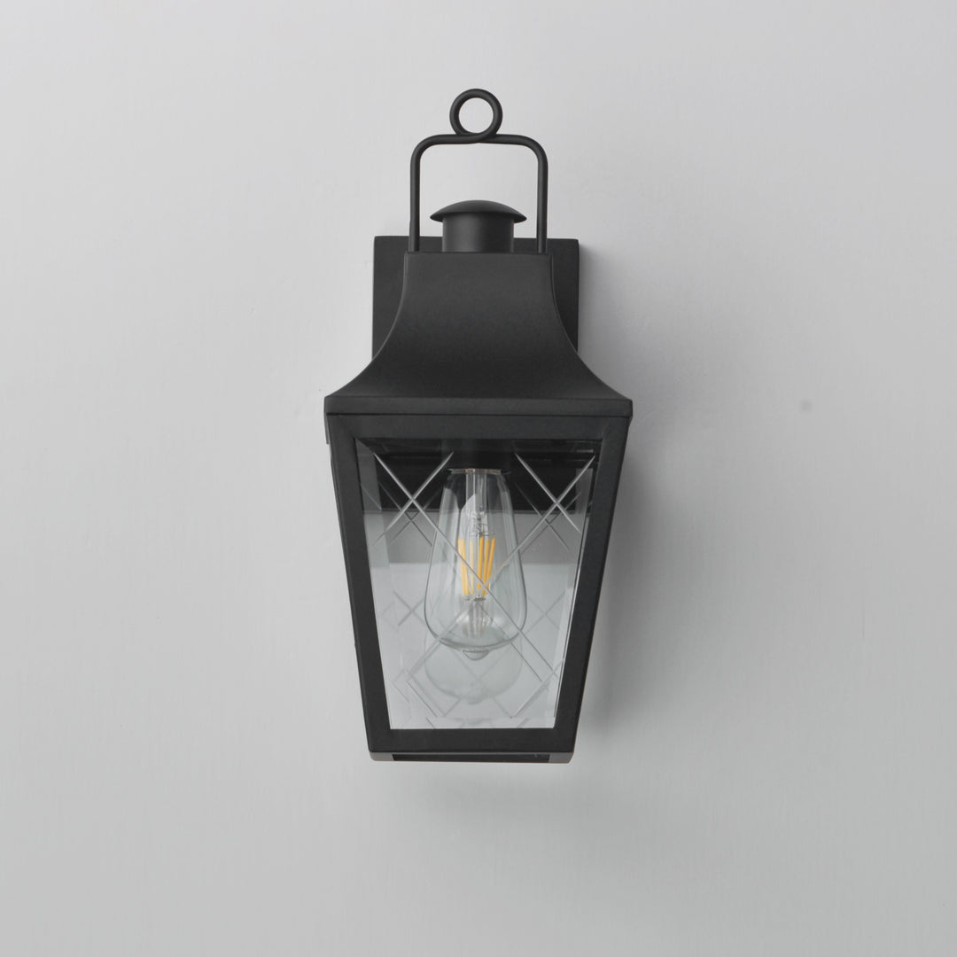 Storybook 1-Light Outdoor Small Wall Sconce Black alternate view