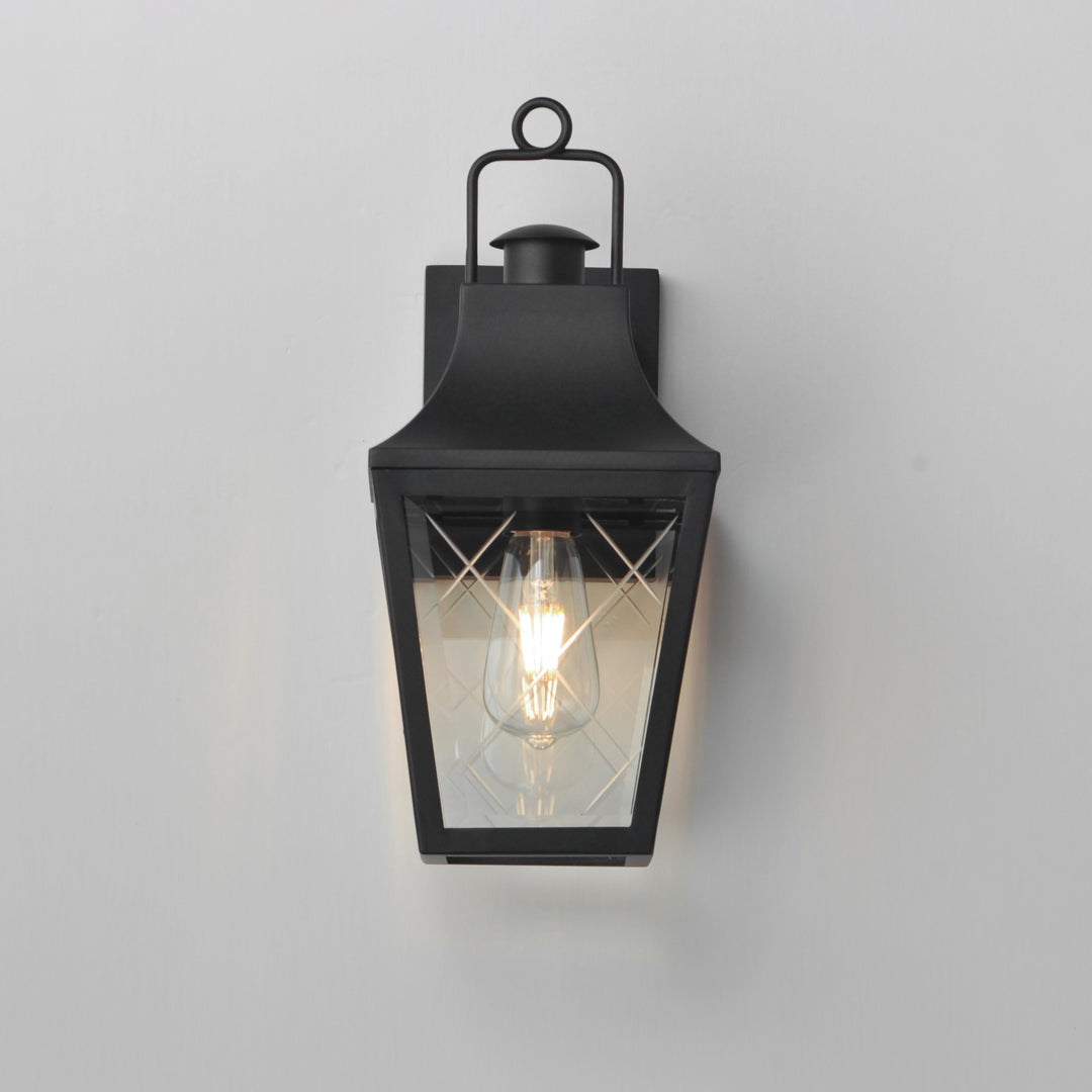 Storybook 1-Light Outdoor Small Wall Sconce Black alternate view