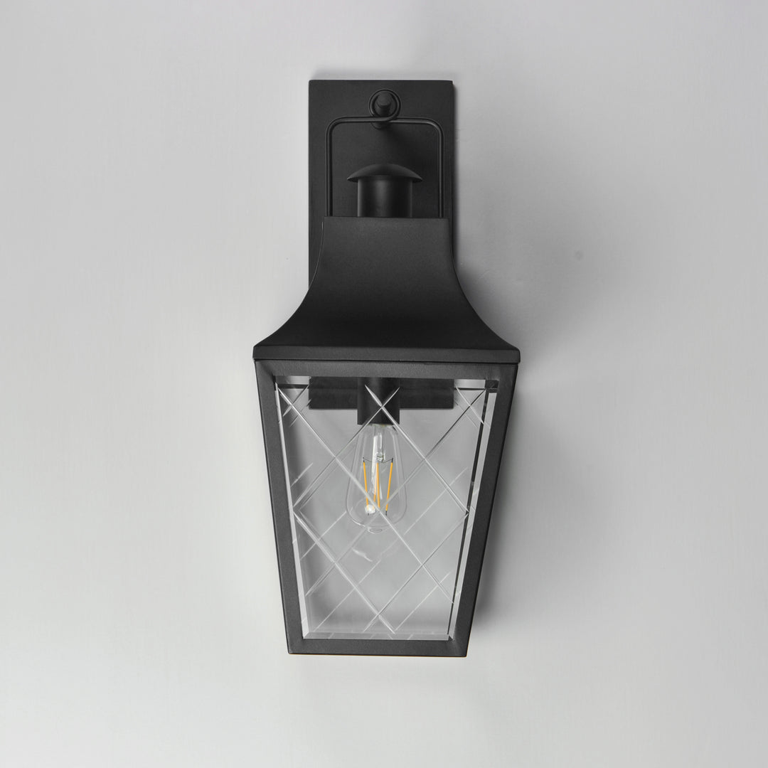 Storybook 1-Light Outdoor Large Wall Sconce Black alternate view