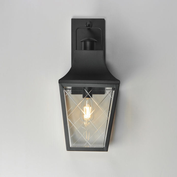 Storybook 1-Light Outdoor Large Wall Sconce Black alternate view