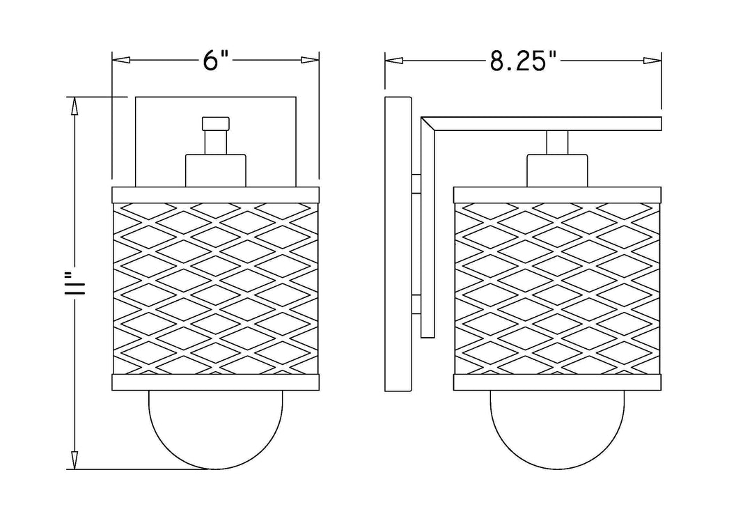 Kipton - 1 Light Wall Sconce