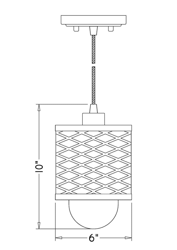 Kipton - 1 Light Pendant