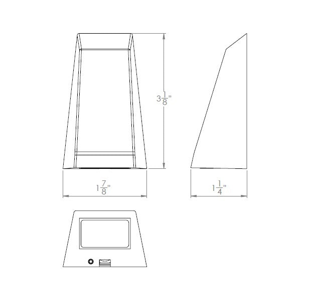 3041 Deck &amp; Patio Light - Trapezoid