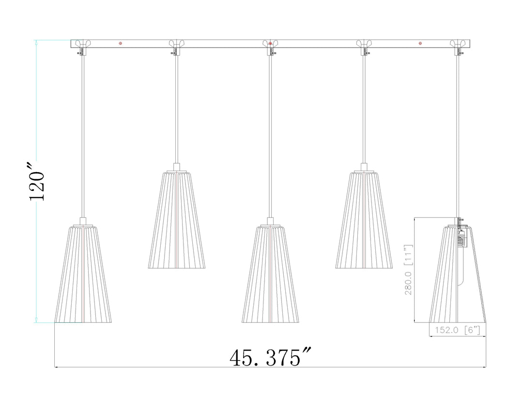 Farrell - Linear Chandelier