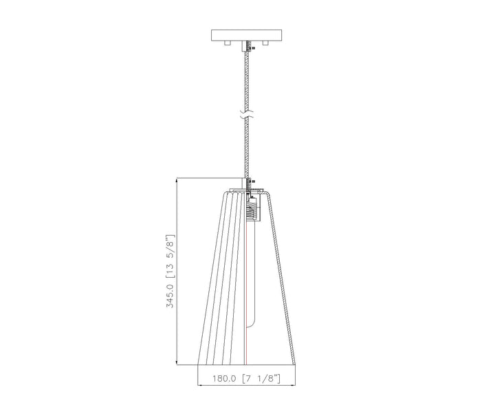 Farrell - 1 Light Pendant (3043P7)