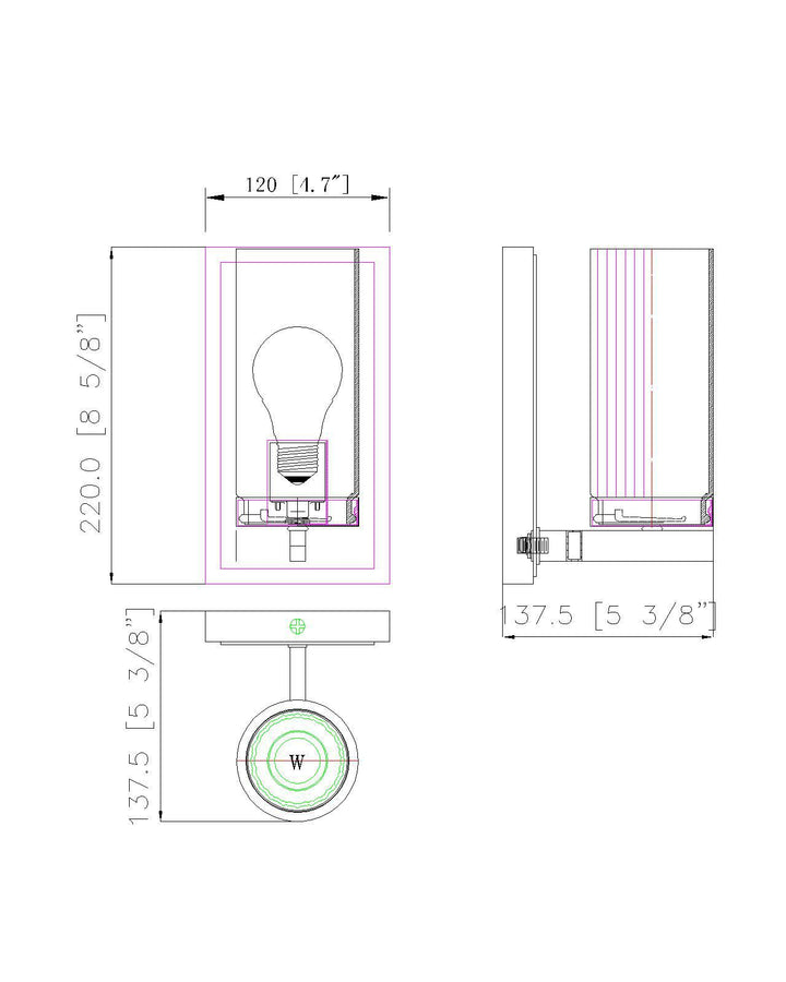 Danica - 1 Light Wall Sconce