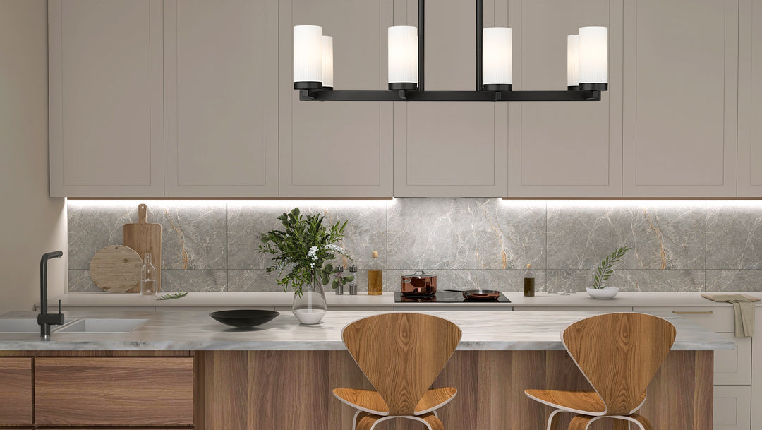 Danica - 8 Light Linear Chandelier