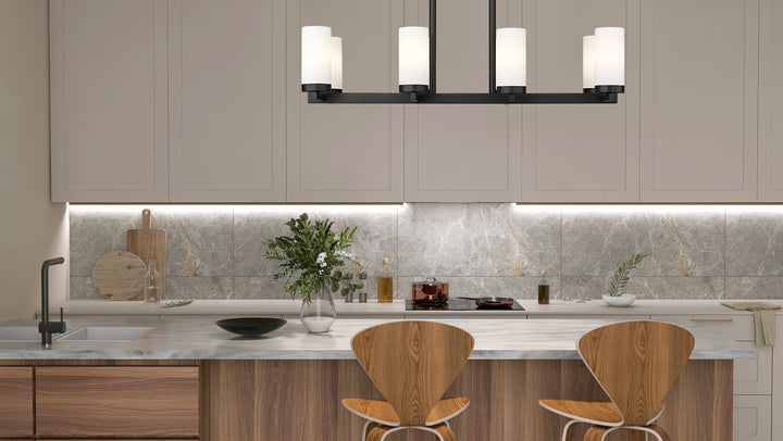 Danica - 8 Light Linear Chandelier