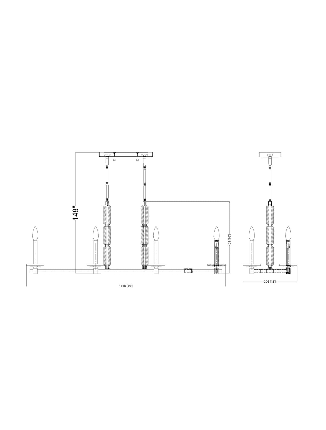 Kaden - Linear Chandelier