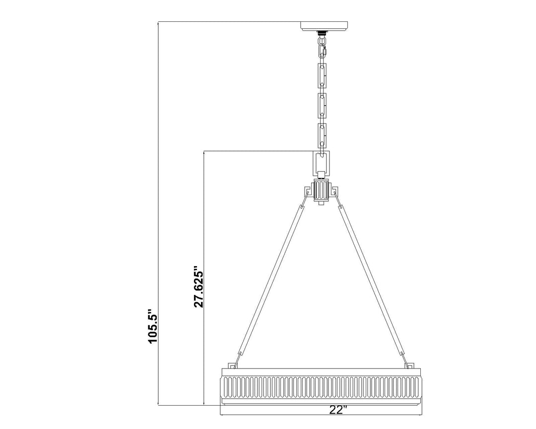 Quinn - LED 3 Light Pendant