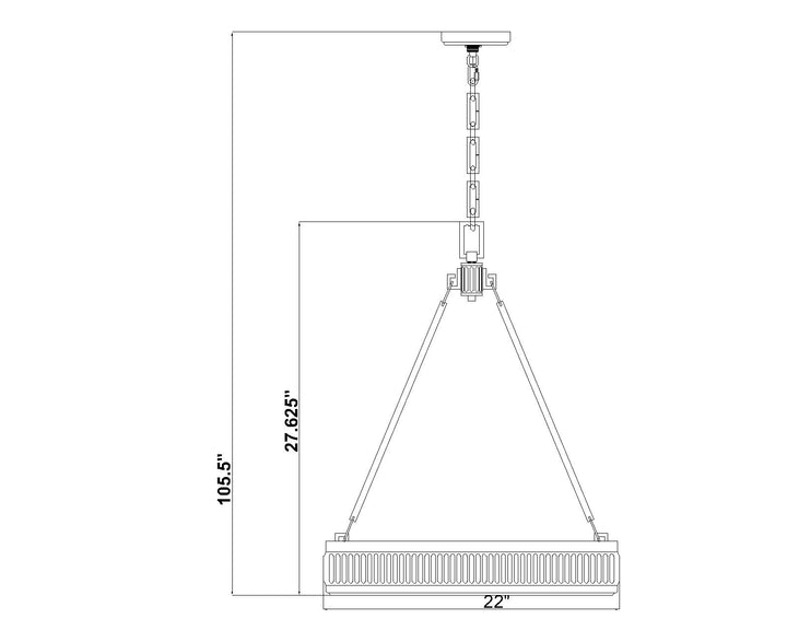 Quinn - LED 3 Light Pendant
