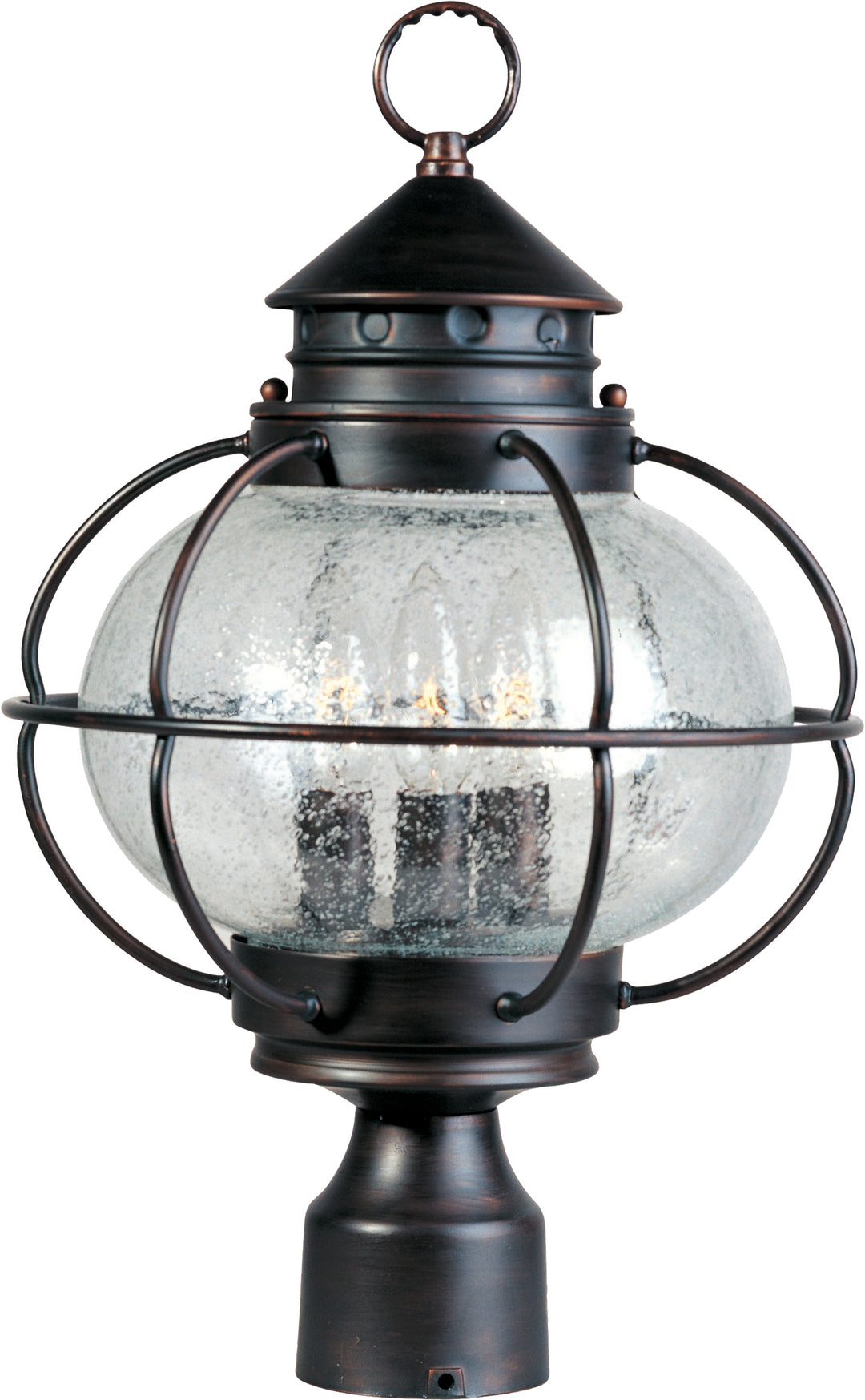 Portsmouth 3-Light Outdoor Pole/Post Lantern Oil Rubbed Bronze
