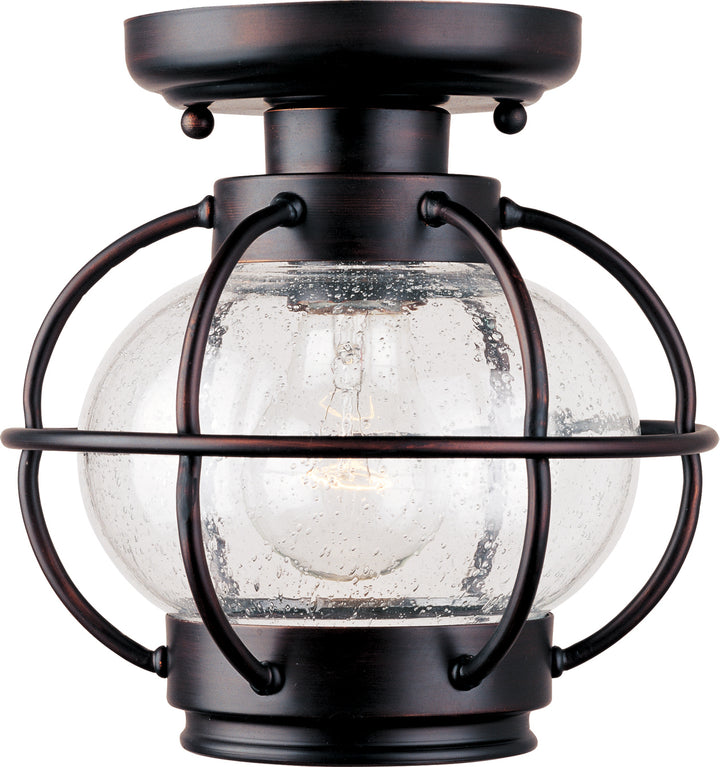 Portsmouth 1-Light Outdoor Ceiling Mount Oil Rubbed Bronze