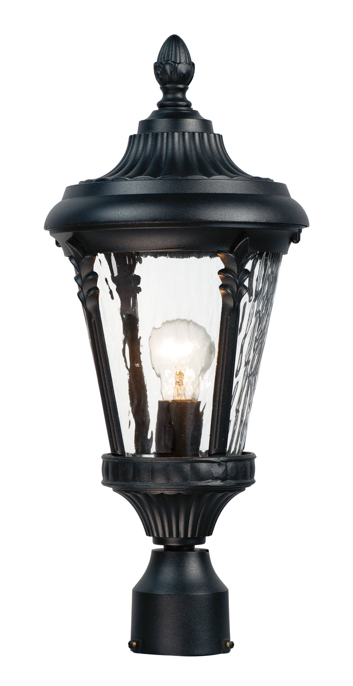 Sentry 1-Light Outdoor Pole/Post Mount Black