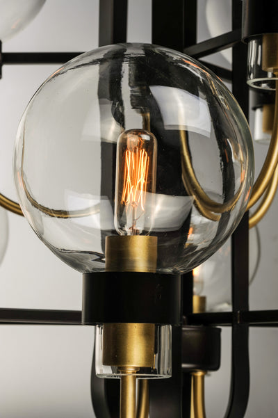 Bauhaus - 6 Light Linear Chandelier