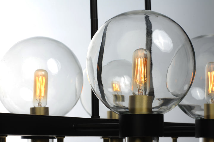 Bauhaus 6-Light Linear Chandelier