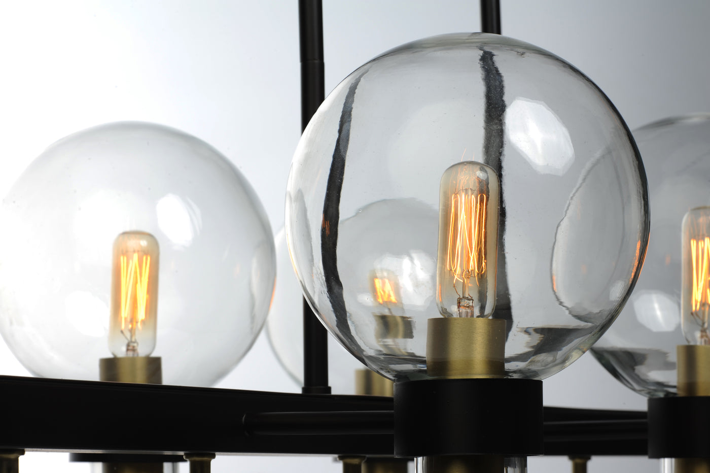 Bauhaus - 6 Light Linear Chandelier