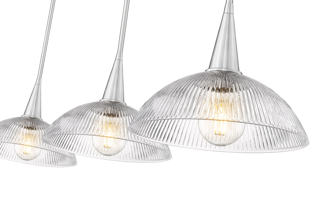 Lunelle - 3 Light Linear Chandelier
