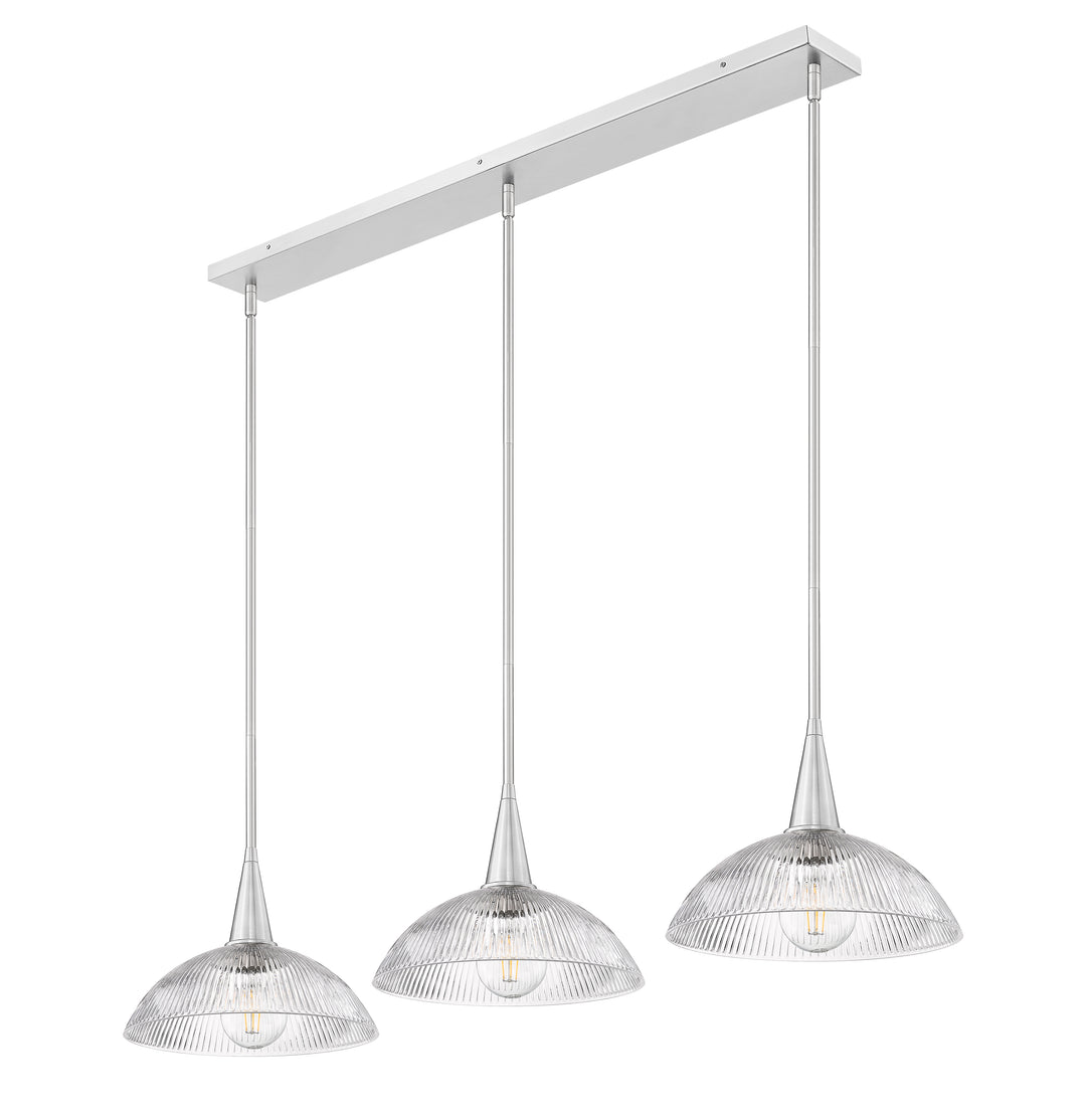 Lunelle - 3 Light Linear Chandelier