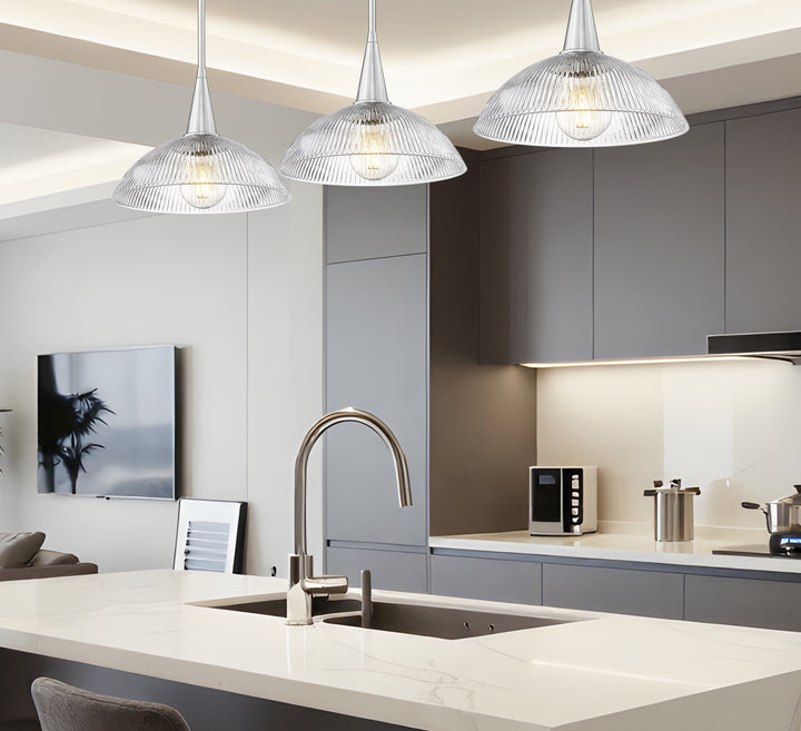 Lunelle - 3 Light Linear Chandelier