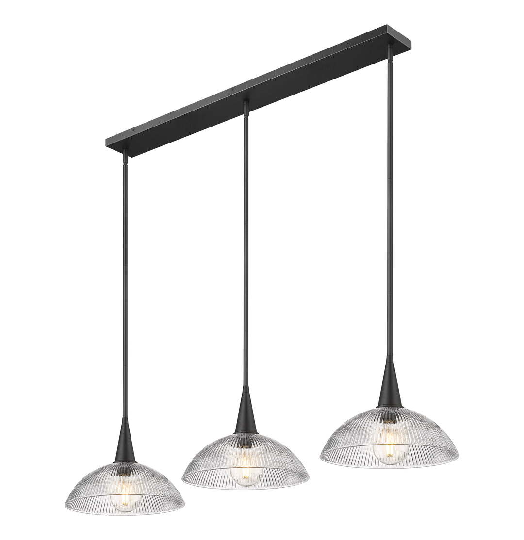 Lunelle - 3 Light Linear Chandelier