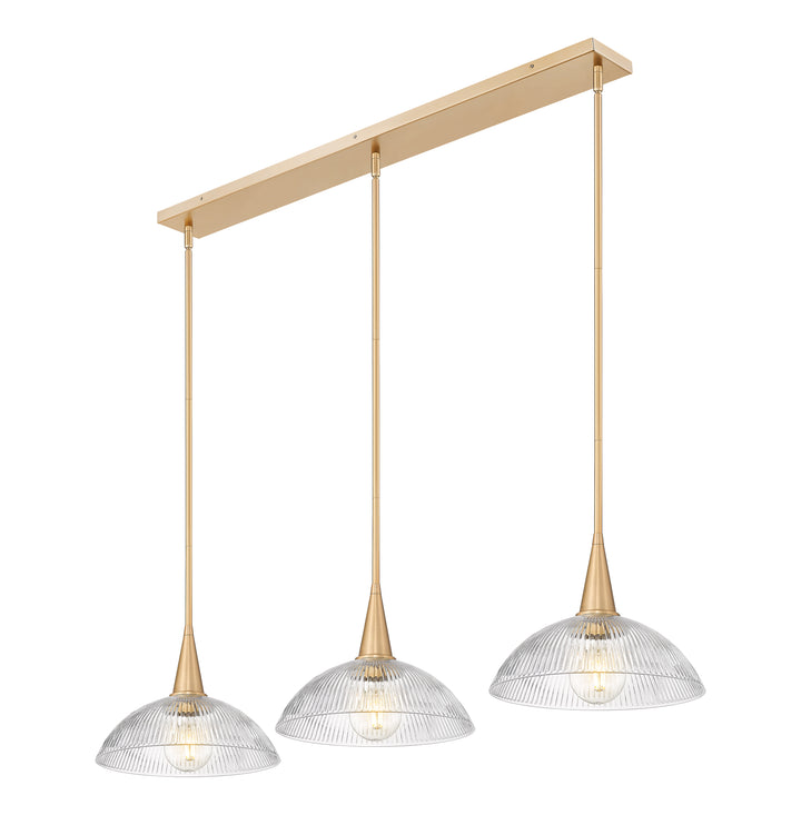 Lunelle - 3 Light Linear Chandelier