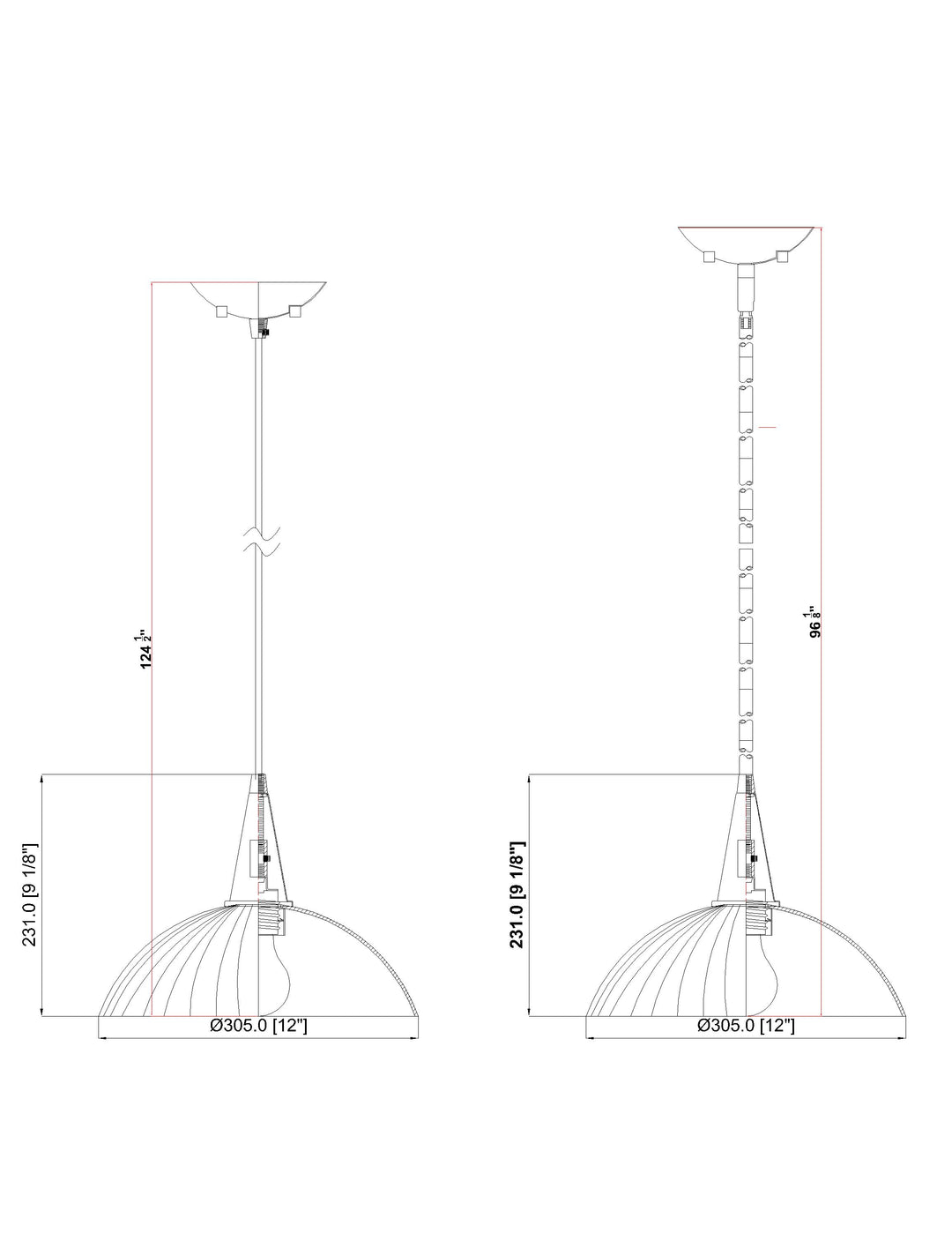 Lunelle - 1 Light Pendant